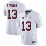 NCAA Men's Alabama Crimson Tide #13 ArDarius Stewart Stitched College Nike Authentic White Football Jersey OU17H51ZO
